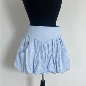 Altar’d state Poplin Bubble Mini Skirt